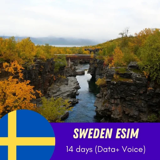 Sweden 14 days free data and call