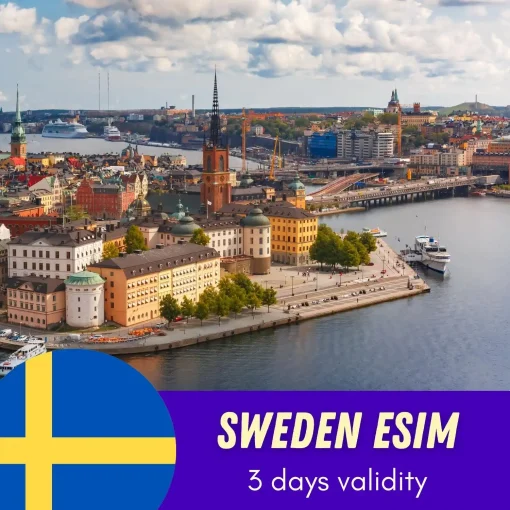 Sweden eSIM 3 Days