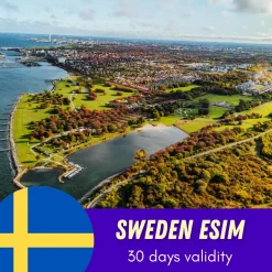 Sweden eSIM 30 Days