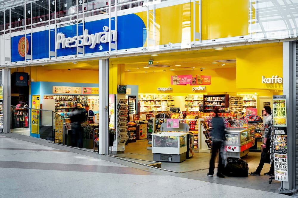 Buying SIM Card Gothenburg Airport - Convenience Stores